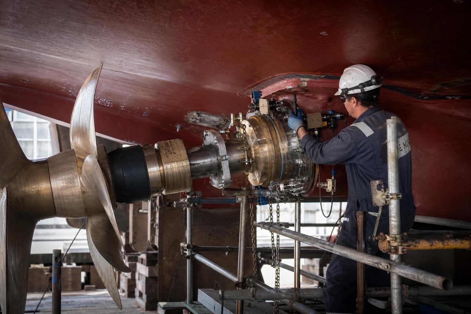 Stern Tubes & Main Engine Exhaust High-Temp Coatings